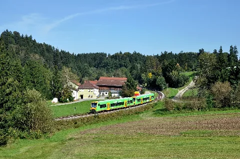 Ilztalbahn Bei Neuhausmühle