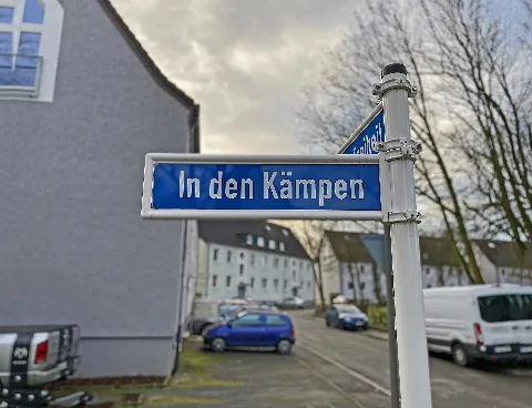 In Den Kämpen Marl Schild