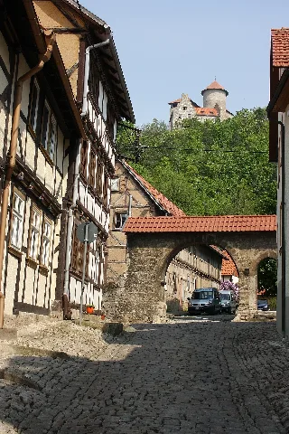 In Und Um Treffurt An Der Werra In Thüringen Blick Bergstrasse Zur Burg Normannstein Panoramio