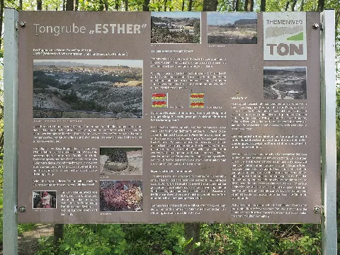 Infoboard Tongrube Esther