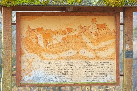Infotafel Burg In Blumberg