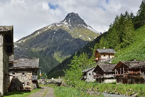 Innergschlöss Blick Aus Innergschlöss Zum Vorderen Kesselkopf 2718 M