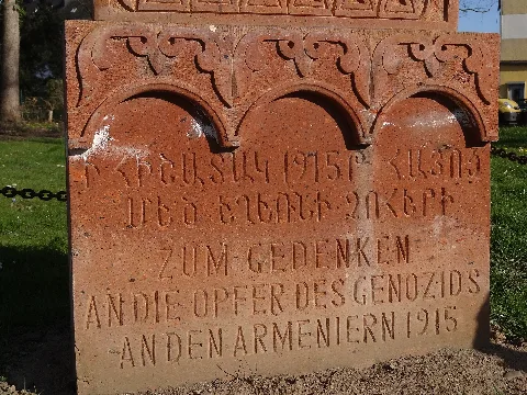 Inschrift Khatchkar In Neuwied