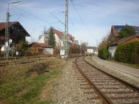 Isartalbahn Abzweig Anschlussgleis Nach Geretsried