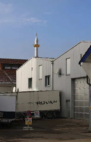 Islamisch Albanische Moschee In Winterthur Grüze, Minarett (1)