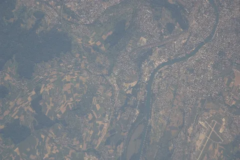 Iss020 E 32206 View Of Germany