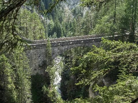Jenisberg Brücke Über Das Landwasser, Davos Wiesen Gr Filisur Gr 20190822 Jag9889