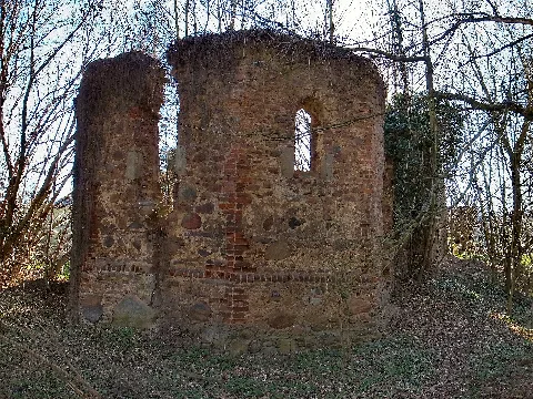 Jeßnitz,Ruine Kirche Salegast Klosterruine