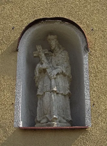 Johannes Nepomuk Statue In Der Ortskapelle Großgerharts