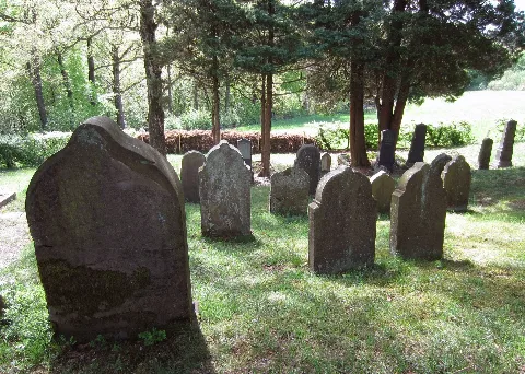 Jüdischer Friedhof Schwelm Älteres Gräberfeld