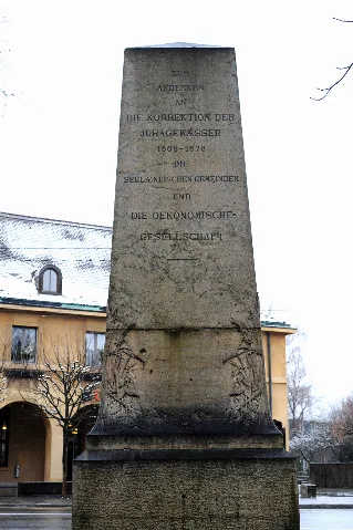Juragewaesserkorrektion Denkmal Nidau 02 08