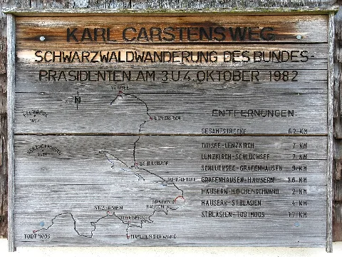 Karl Carstens Weg In Grafenhausen