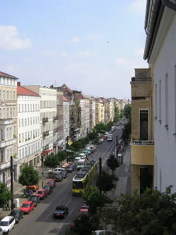 Kastanienallee Balkonaufnahme