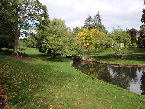 Kesselbachbrücke Mit See