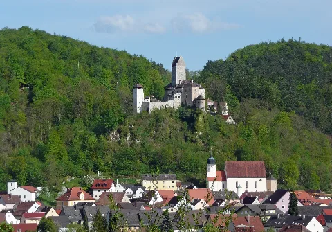 Kipfenberg Burg Und Stadt Von Nw