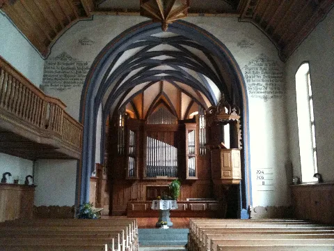Kirche Schiers Innen