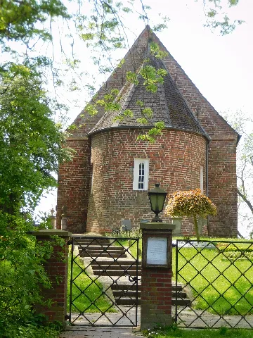 Kirche Wüppels Ostgiebel Mit Apsis
