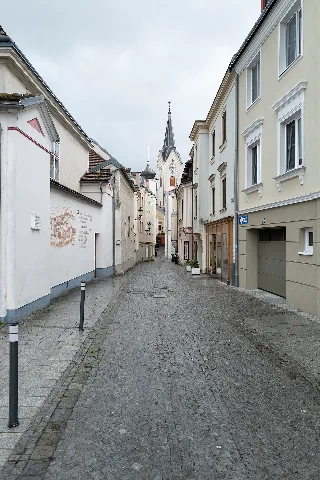 Kirchengasse Ybbs An Der Donau, Austria July 26. 2023