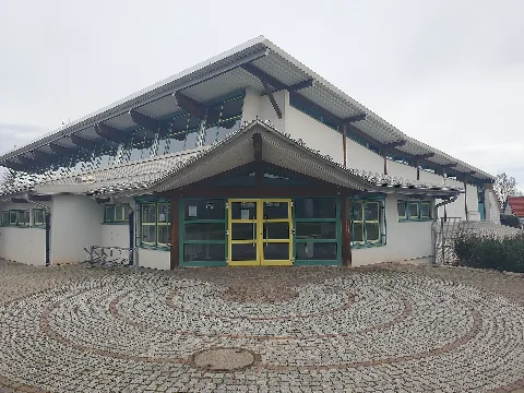 Kirchentellinsfurt Neue Sporthalle Eingang