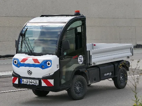 Kirchheim, Goupil Klein Lkw Vor Der Landesgartenschau, 2