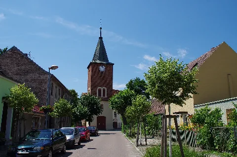 Kirchstraße Kirche Plaue Brandenburg