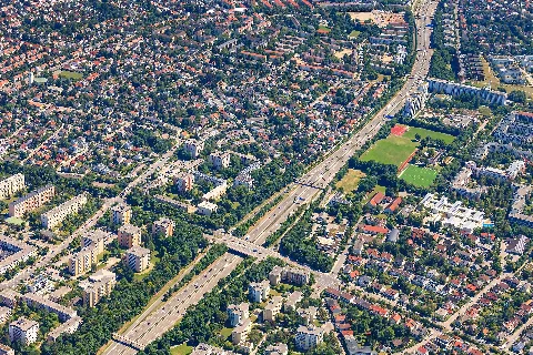 Kleinhadern Muenchen Luftbild