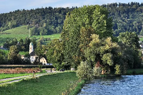 Kloster Fahr Unterengstringen Limmat 2011 09 06 19 13 12