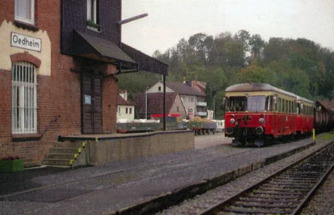 Kochertalbahn Untere Ruebenverkehr 19921014