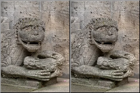 Koenigslutter Kaiserdom Loewenportal Links Dsc04778L Dsc04779R Detail 1 Stereo Ptrqs