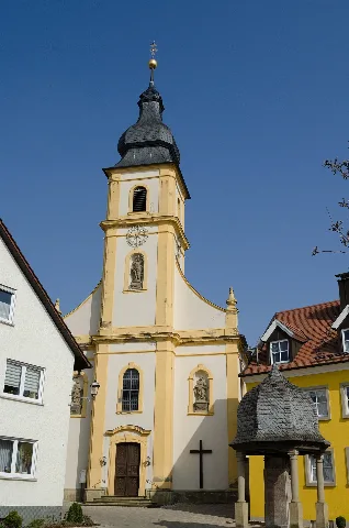 Kolitzheim, Unterspiesheim, Katholische Pfarrkirche St. Sebastian, 003