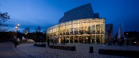 Konzerthalle Bamberg Dämmerung Peter Eberts