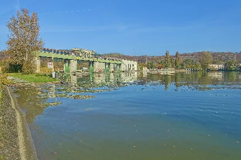 Kraftwerk Ryburg Schwörstadt Ostseite