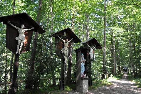Kreuzigungsszene Kalvarienberg Possenhofen