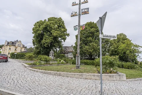 Kreuzung Hauptstraße, Bahnhofstraße, Schönwald 20250809 Hof3463 Raw Export Cens