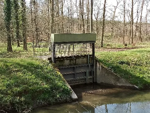 Kriegbach, Auslass Kriegbachpolder (2)