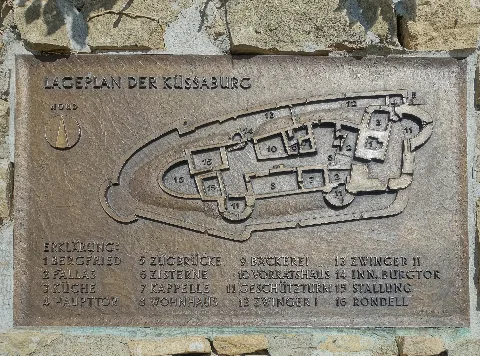 Küssaberg Lageplan Der Küssaburg