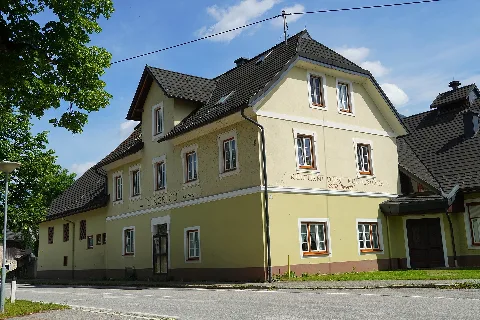 Kulturni dom "Pri Cingelcu na Trati" / House of Culture at the "Cingelc in Tratten" Tratten/Trata 8, municipality Ferlach, Borovlje, district of Klagenfurt Land, Carinthia, Austria, EU