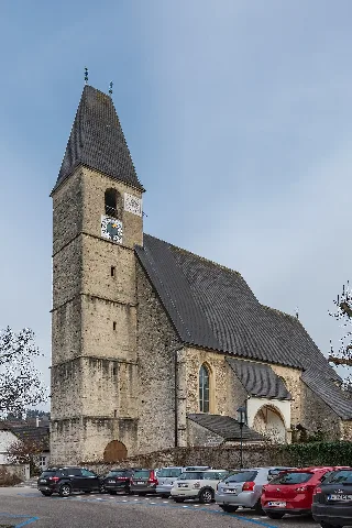 Laakirchen Pfarrkirche Ansicht Sw