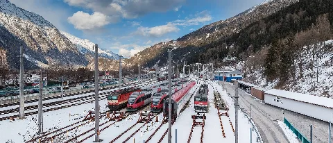 Landeck Zams Hbf Panorama
