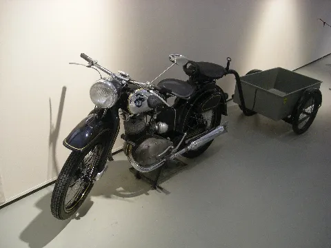 Langenburg Jul 2012 07 (Deutsches Automuseum 1952 Nsu Typ 201 Zb Lux)