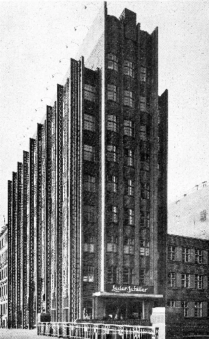 Leder Schueler Buiding Fritz Hoeger Carl Dransfeld Heidenkampsweg Hammerbrook Hamburg Germany