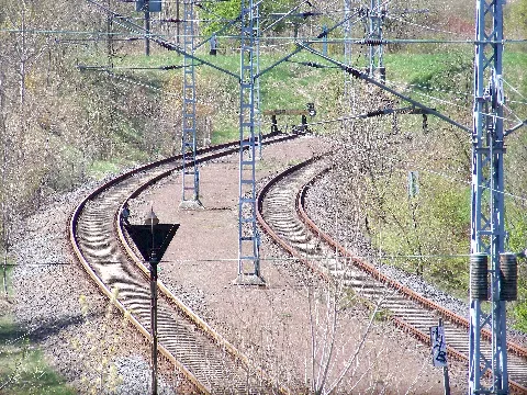 Leipzig Gruenau Streckenende
