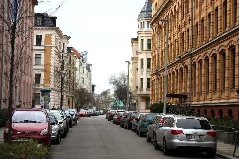 Leipzig, Kreuzstraße, Western Part