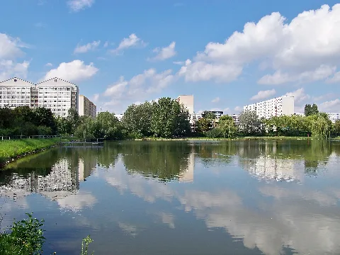 Leipzig Loessnig Silbersee Plattenbau