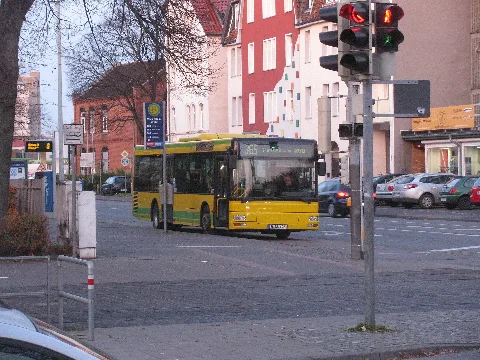 Linie Gvh 365, 1, Bushaltestelle Wallensteinstraße, Oberricklingen, Hannover