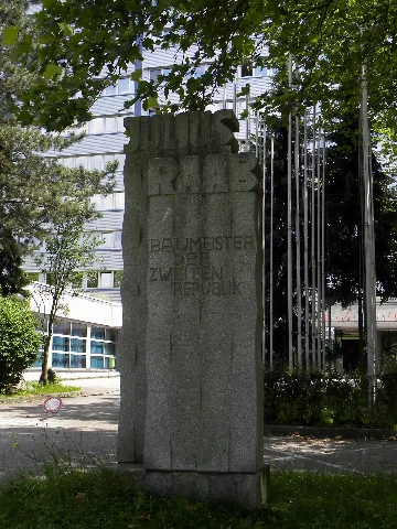 Linz Stmagdalena Julius Raab Denkmal