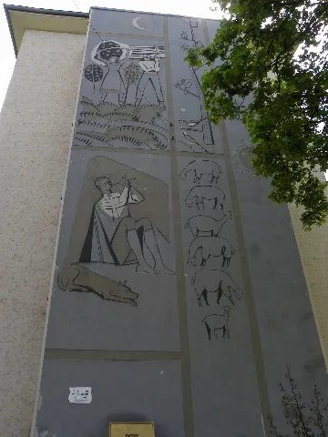 Linz Urfahr Sgraffito Abend Von Franz Poetsch