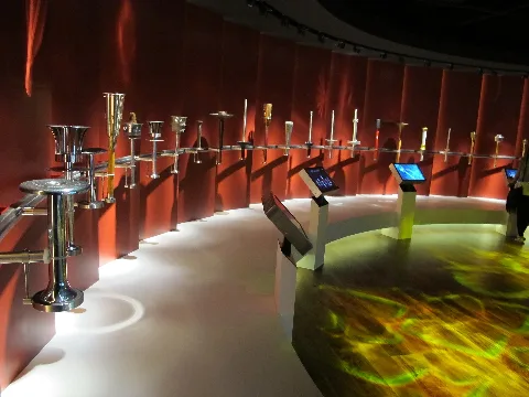Losanna, Museo Olimpico, Int, Torce Olimpiche