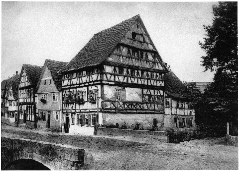 Ludwig Bickell Hessische Holzbauten Heft 01 1887 031 Schmalkaden Auergasse