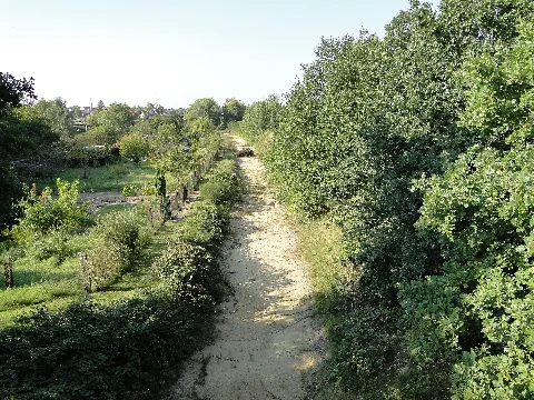 Ludwigslust Bahnstrecke Ludwigslust Dömitz Schotterlos 2011 09 25 055